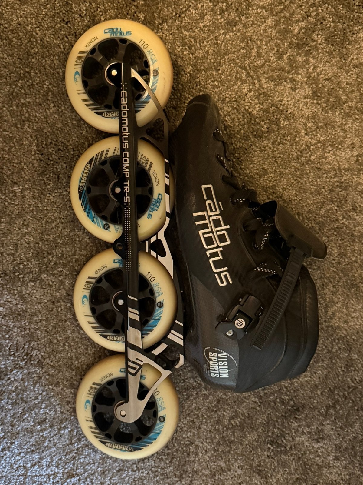 Càdo Motus skeelers, Heren, Ophalen of Verzenden, Zo goed als nieuw, Inline skates 4 wielen
