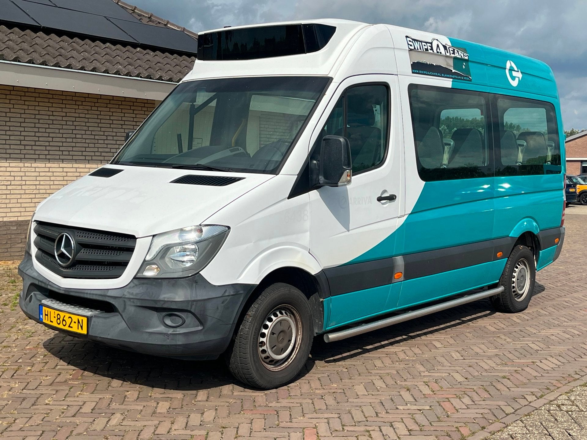 Mercedes-Benz Sprinter 213 2.2 BlueTEC 366 EURO-6 BJ. 2015, Auto's, Automaat, Achterwielaandrijving, Gebruikt, Wit