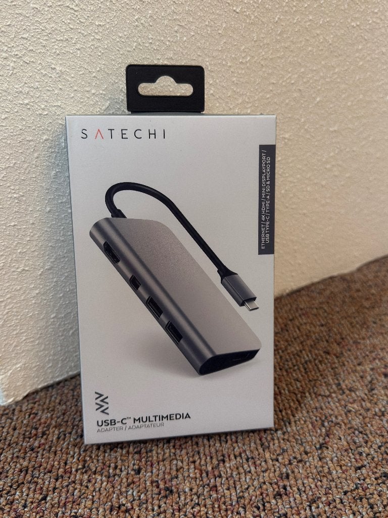 Satachi USB-C Docking/Mulitmedia adapter, Ophalen of Verzenden, Nieuw
