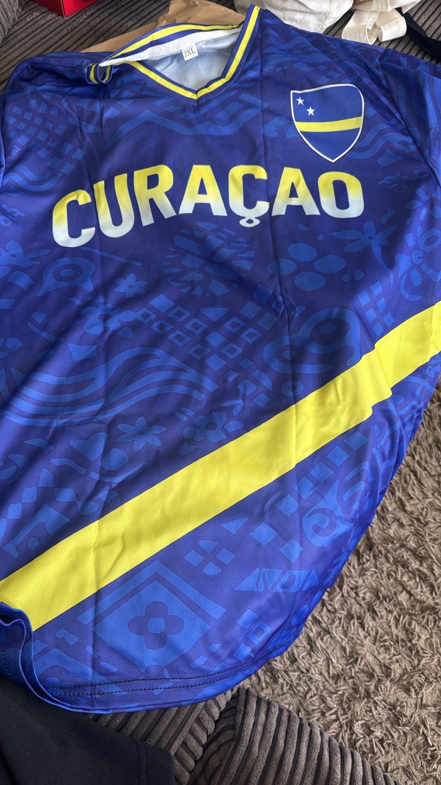 Curaçao WK Shirt Maat XL - Voetbalfan Must-Have!, Maat XL, Ophalen of Verzenden, Zo goed als nieuw, Shirt