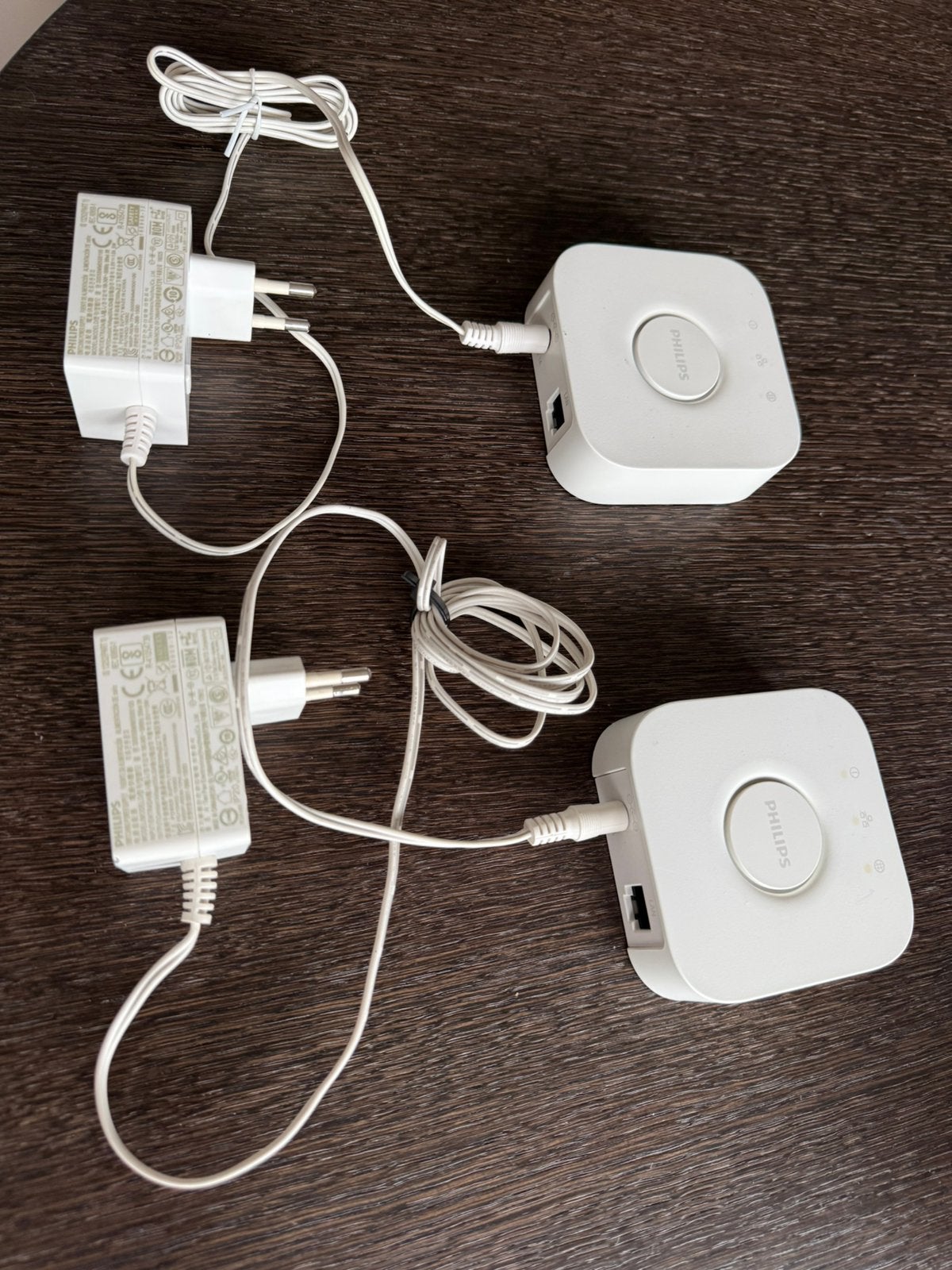 Philips Hue Bridge 2.1 - wit 2 stuks, Ophalen of Verzenden, Gebruikt