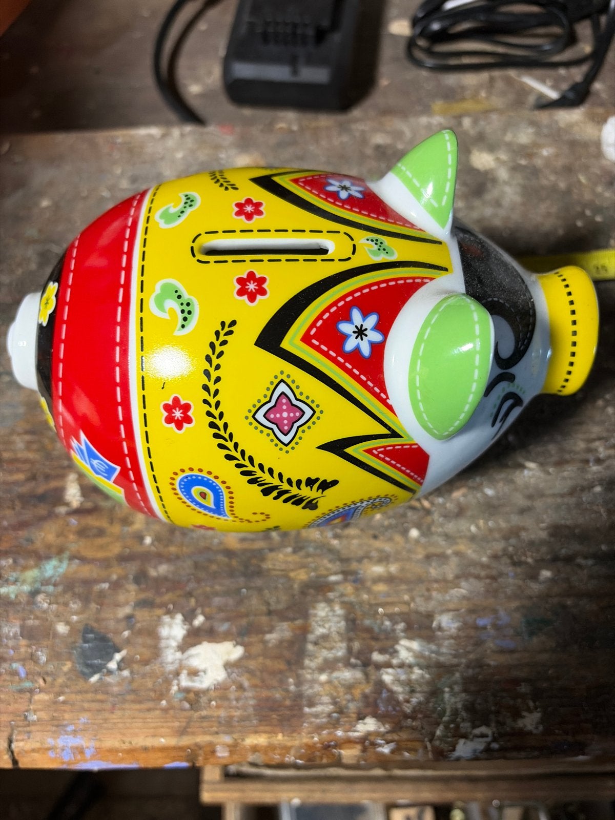Ritzenhoff Design Spaarpot Varken -  piggy bank, Meerkleurig, Ophalen of Verzenden, Zo goed als nieuw, Modern
