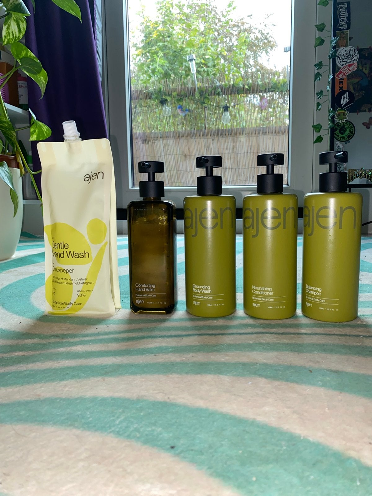 Nieuwe Ajen verzorgingsset: handzeep, lotion, shampoo, etc., Ophalen of Verzenden, Nieuw, Bad & Douche