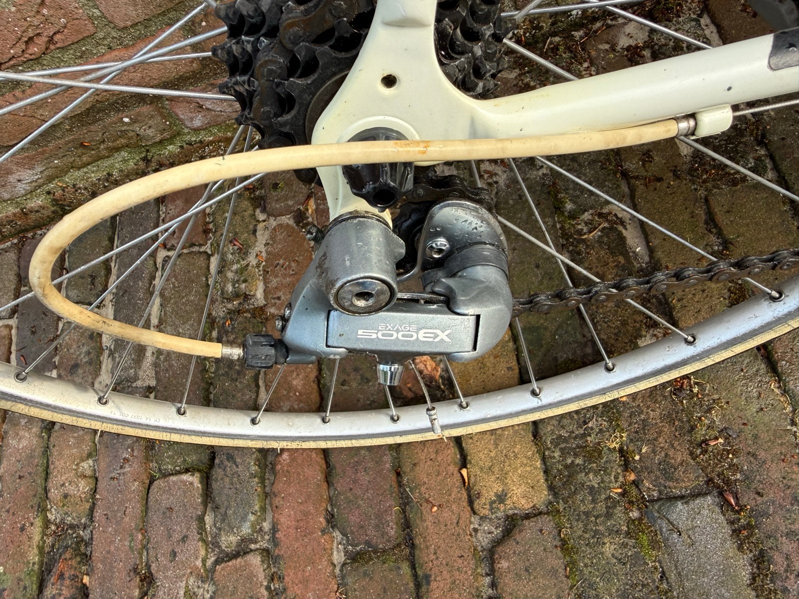 Giant Peloton Lite racefiets - Vintage paars/wit, Ophalen, 28 inch, Gebruikt, Giant