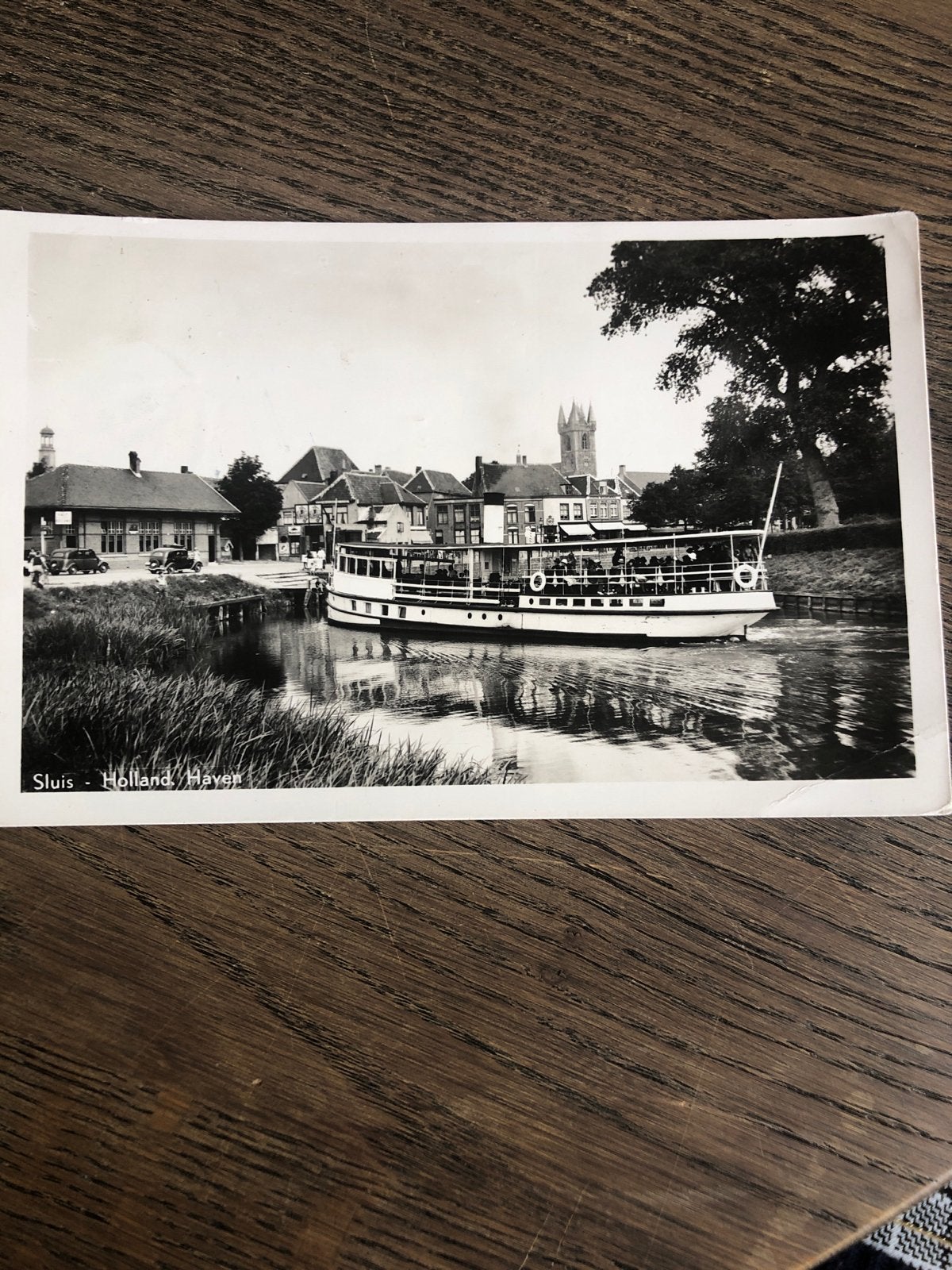 Ansichtkaart Sluis Holland Haven passagiersboot, Ophalen of Verzenden, Voor 1920, Gelopen, Zeeland