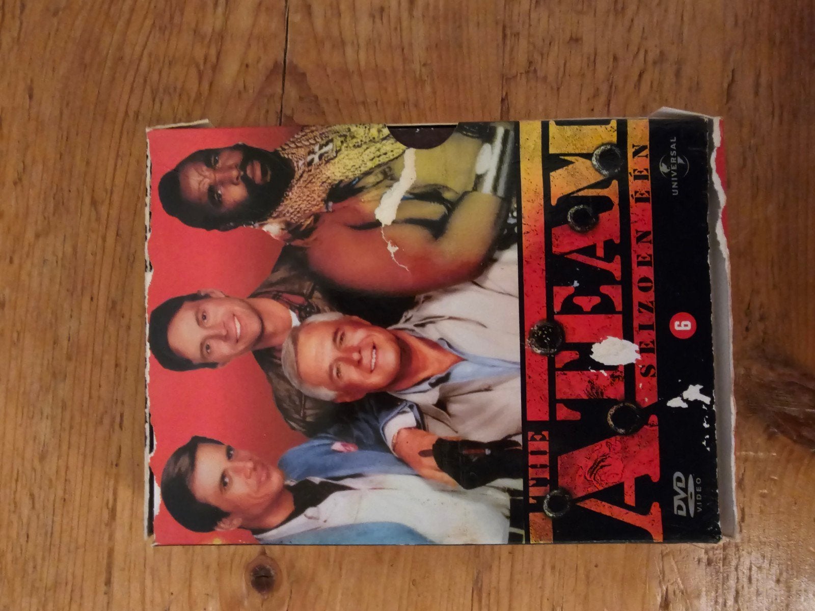 DVD Boxset met 5 discs - The A-team - seizoen 1, Vanaf 12 jaar, Ophalen of Verzenden, Gebruikt, Inclusief doosje
