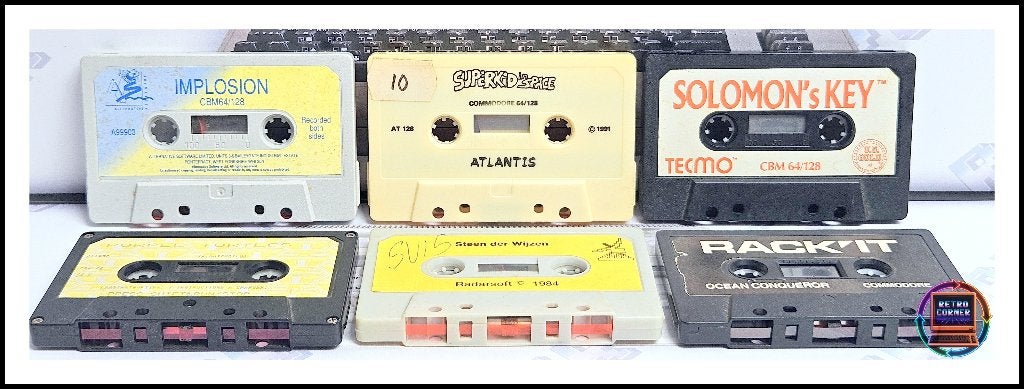 6x Commodore 64 Cassette Games Werkend Getest Geen Doosje, Computers en Software, Vintage Computers, Ophalen of Verzenden, Commodore C 64