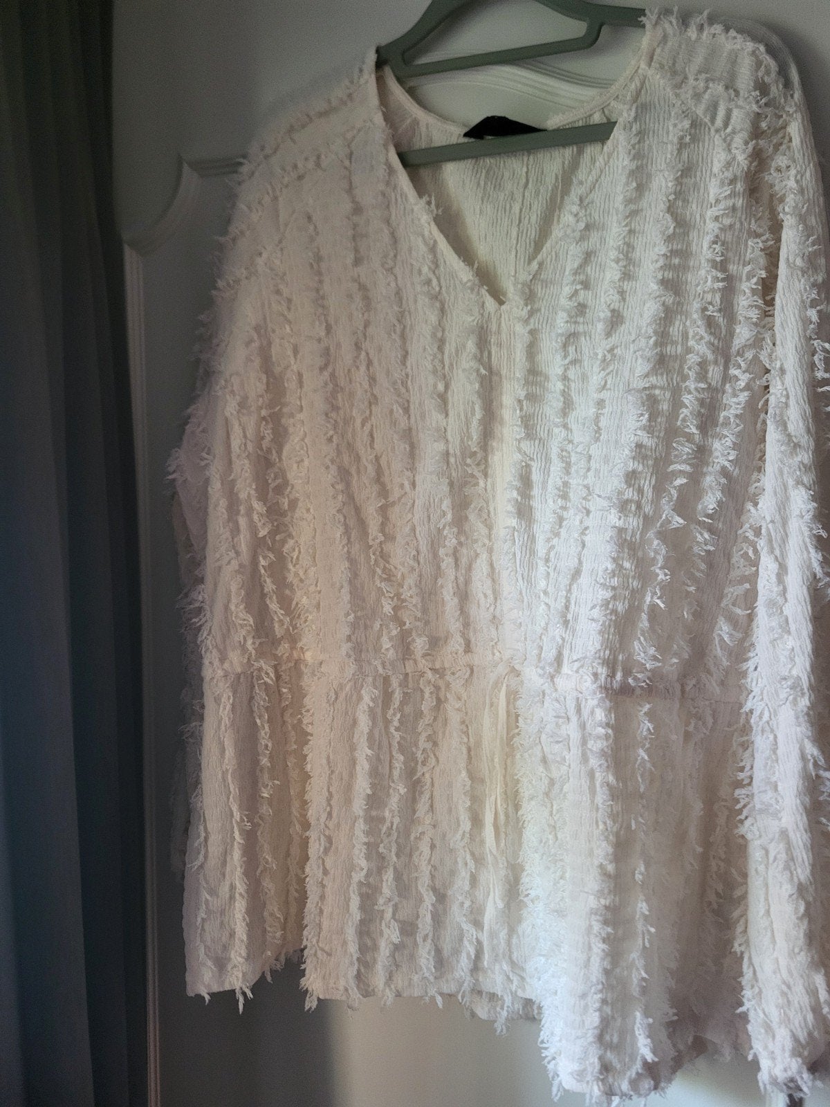 Tuniek MS mode festival Maat L wit, Ophalen of Verzenden, Zo goed als nieuw, Maat 38/40 (M), Wit