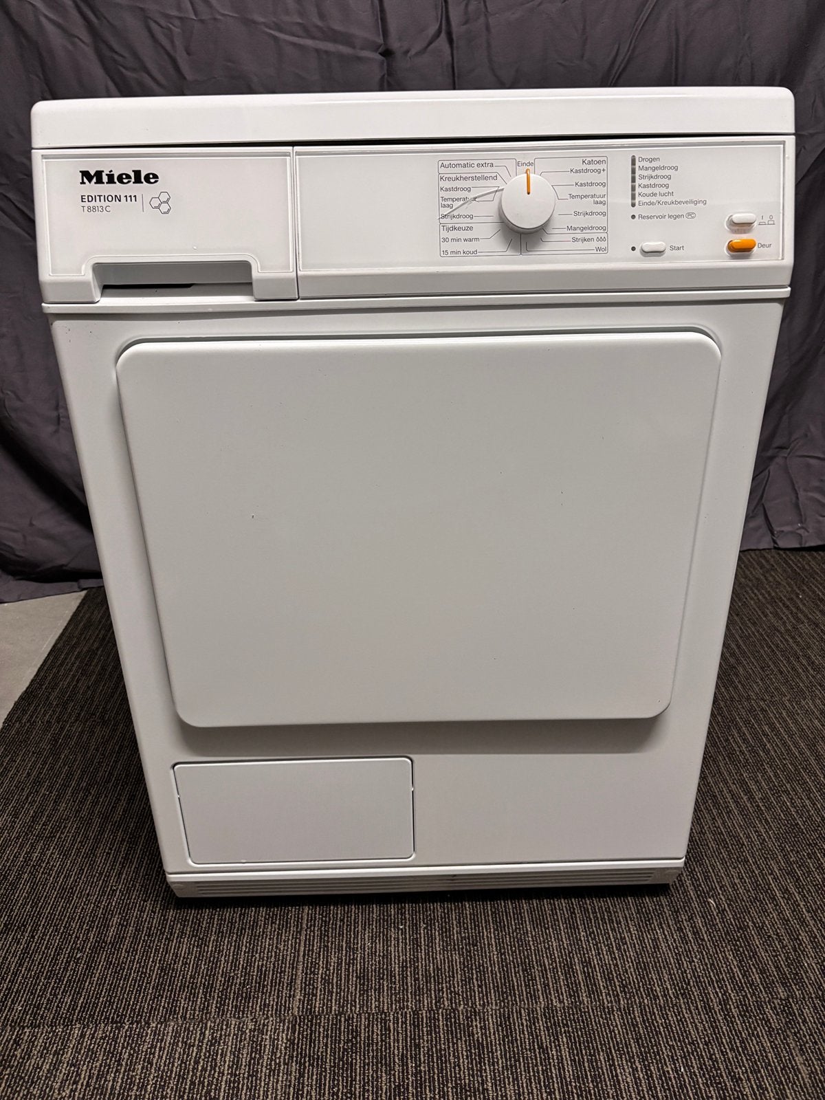 Miele T8813 Edition 111 condensdroger/wasdroger., Witgoed en Apparatuur, Ophalen, 6 tot 8 kg, Gebruikt, Voorlader