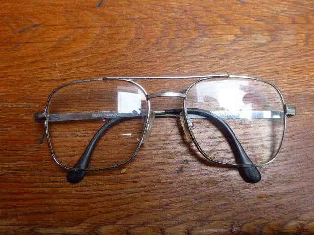 Vintage metalen herenbril, Garvi frame Spain, Ophalen of Verzenden