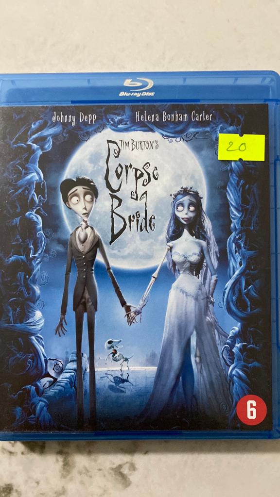 Corpse bride blu ray NL versie, Cd's en Dvd's, Ophalen of Verzenden, Zo goed als nieuw, Tekenfilms en Animatie