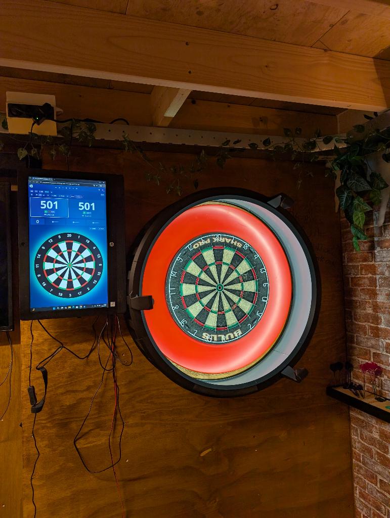 Autodarts compleet met LED verlichting € 110,-, Ophalen of Verzenden, Nieuw, Overige typen