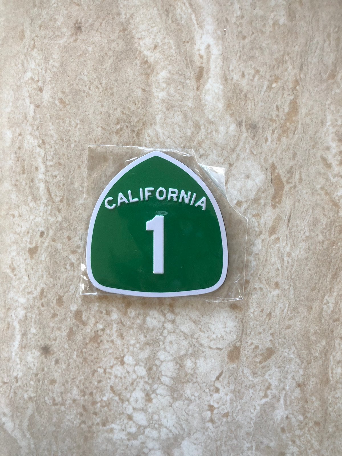 California Route 1 Magneet - Souvenir USA, Ophalen of Verzenden, Nieuw, Groen
