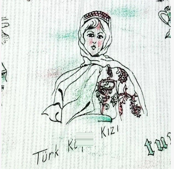 Katoenen lap stof met unieke designs Turks. Nog Schorten., 120 cm of meer, Nieuw, Ophalen of Verzenden, Katoen