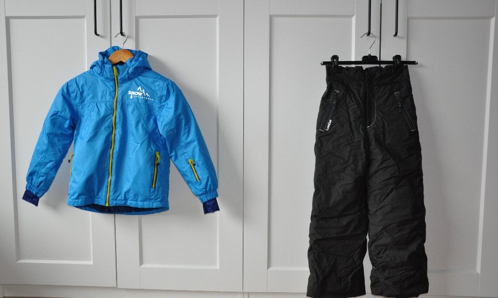 skipak, skikleding, skijas 128, skibroek 134, skibroek 128, Ophalen of Verzenden, Zo goed als nieuw, Jongen of Meisje, Overige typen