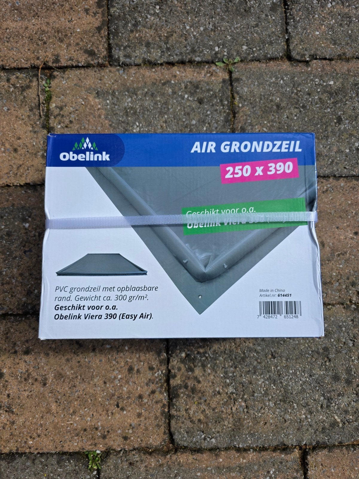 Obelink Viera 390 Easy Air Grondzeil 250x390, Ophalen of Verzenden, Nieuw