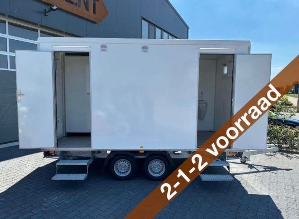 Nieuwe toiletwagens uit voorraad 1-1-1 en 2-1-2 en 2-1-1, Ophalen, Nieuw, Stirlingstraat 5 Beek, Info@totalwagon.nl