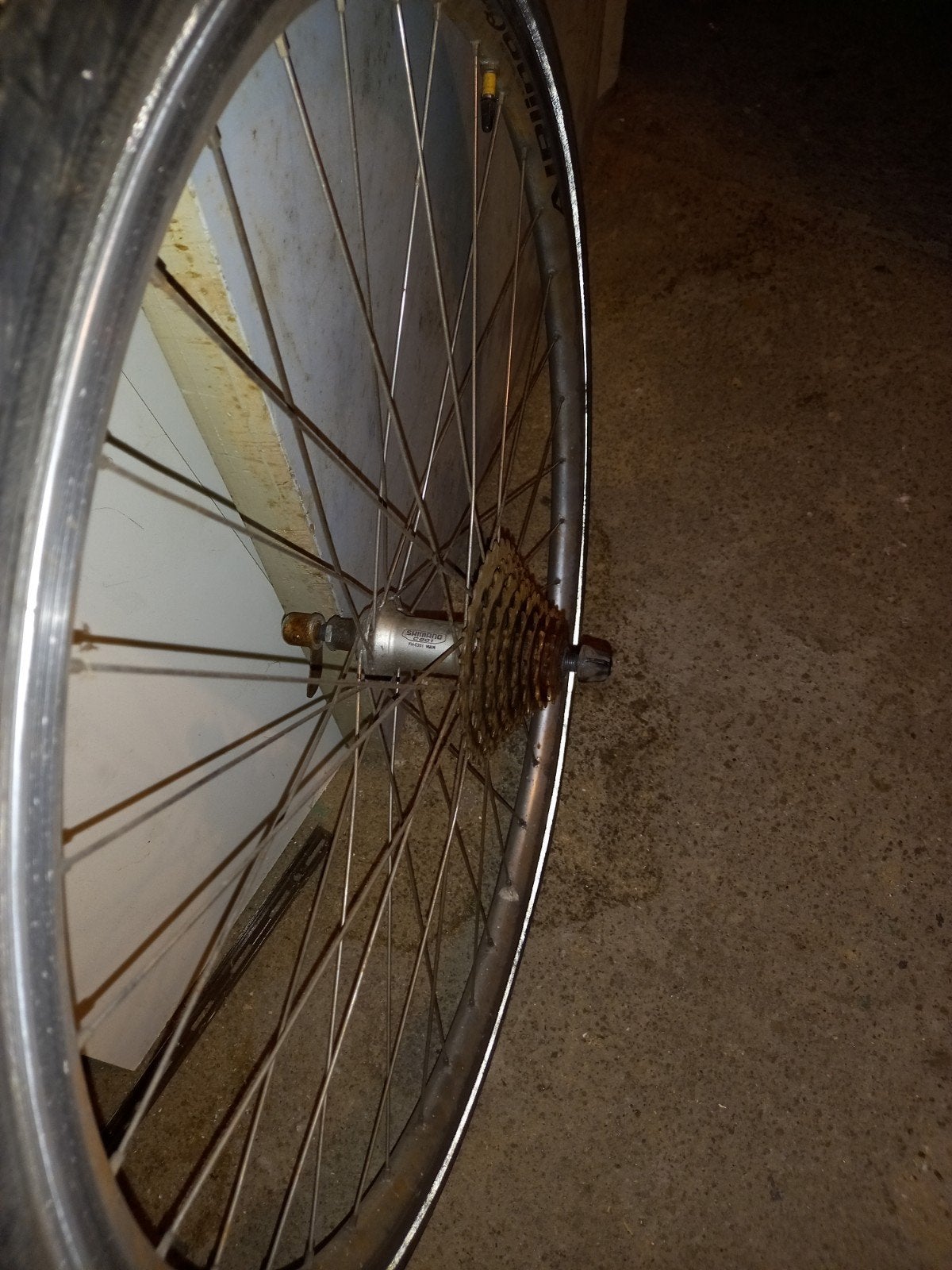 Mountainbike fietswielen, Fietsen en Brommers, Fietsonderdelen, Ophalen, Gebruikt, Band, Aluminium