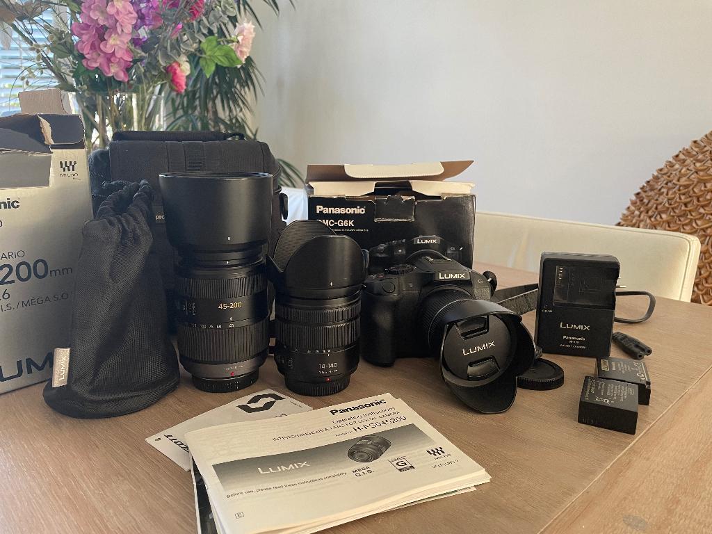 Panasonic Lumix G6K + diverse lenzen, Ophalen, Compact, Zo goed als nieuw, Overige Merken