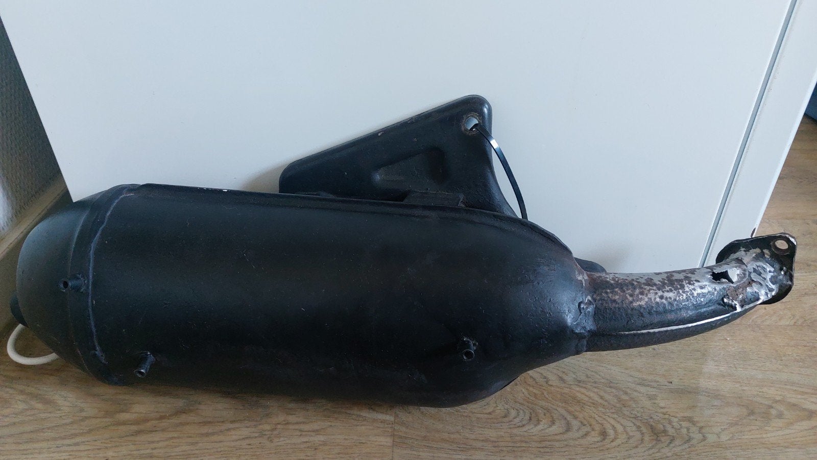 te koop zip skipper 125 180 uitlaat opknapper, Ophalen, Uitlaat, Piaggio
