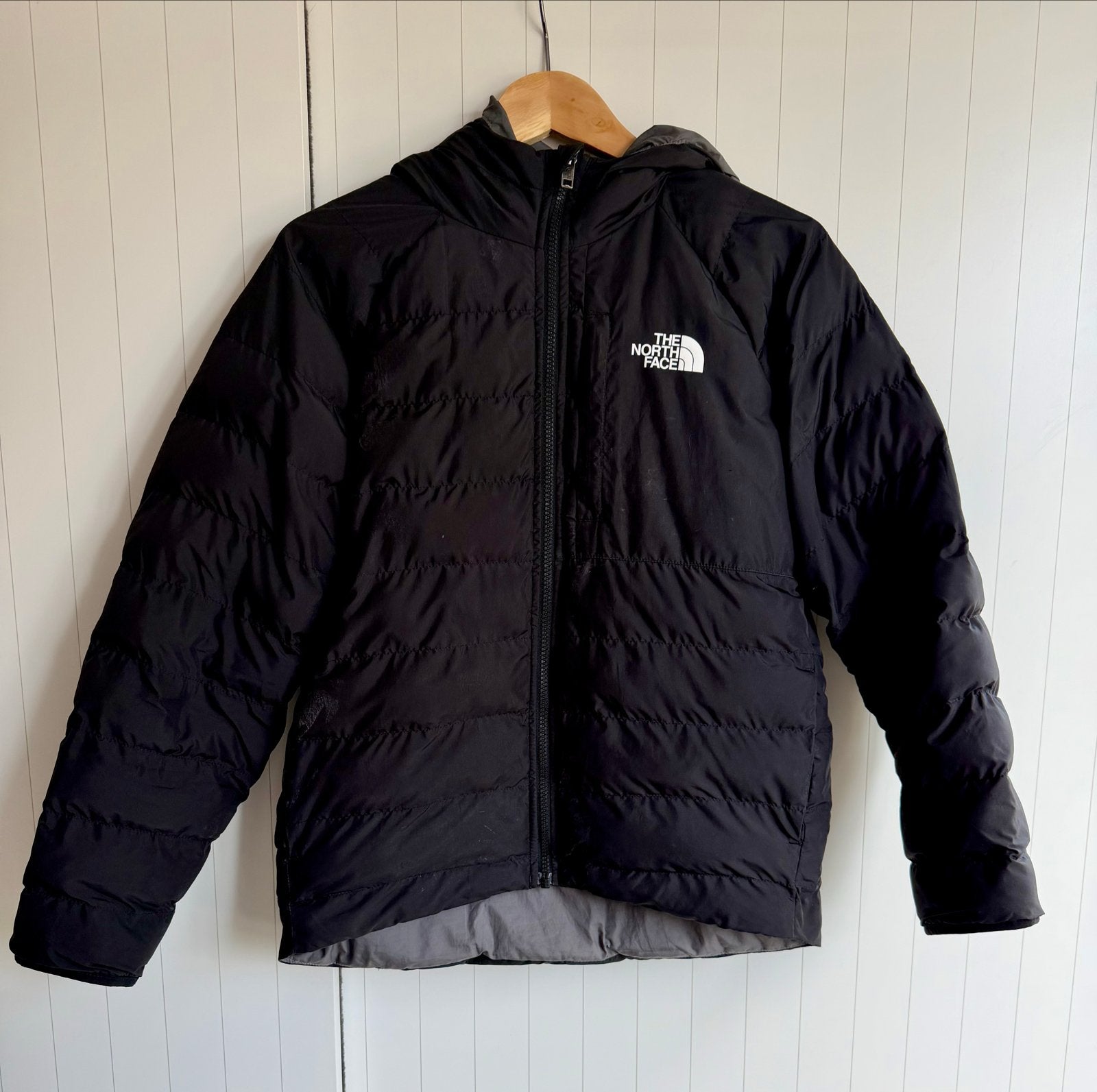 The North Face Puffer Jas Zwart (dames mt S), Ophalen, Zwart, Zo goed als nieuw, The North Face