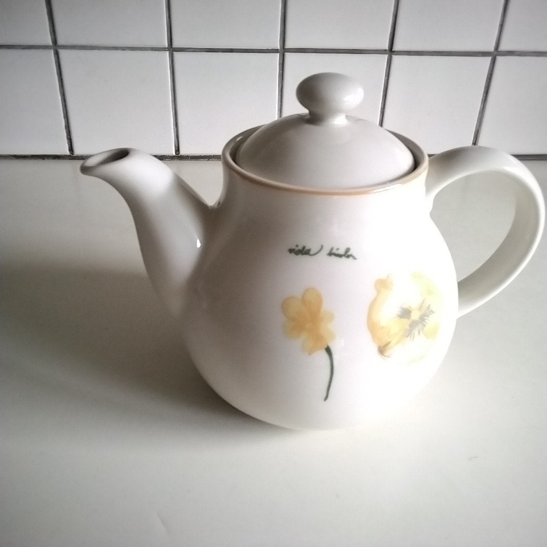 Clayre en eef  van Cleef: Theepot, bord en mok bloemen, Ophalen of Verzenden, Overige stijlen, Bord(en)