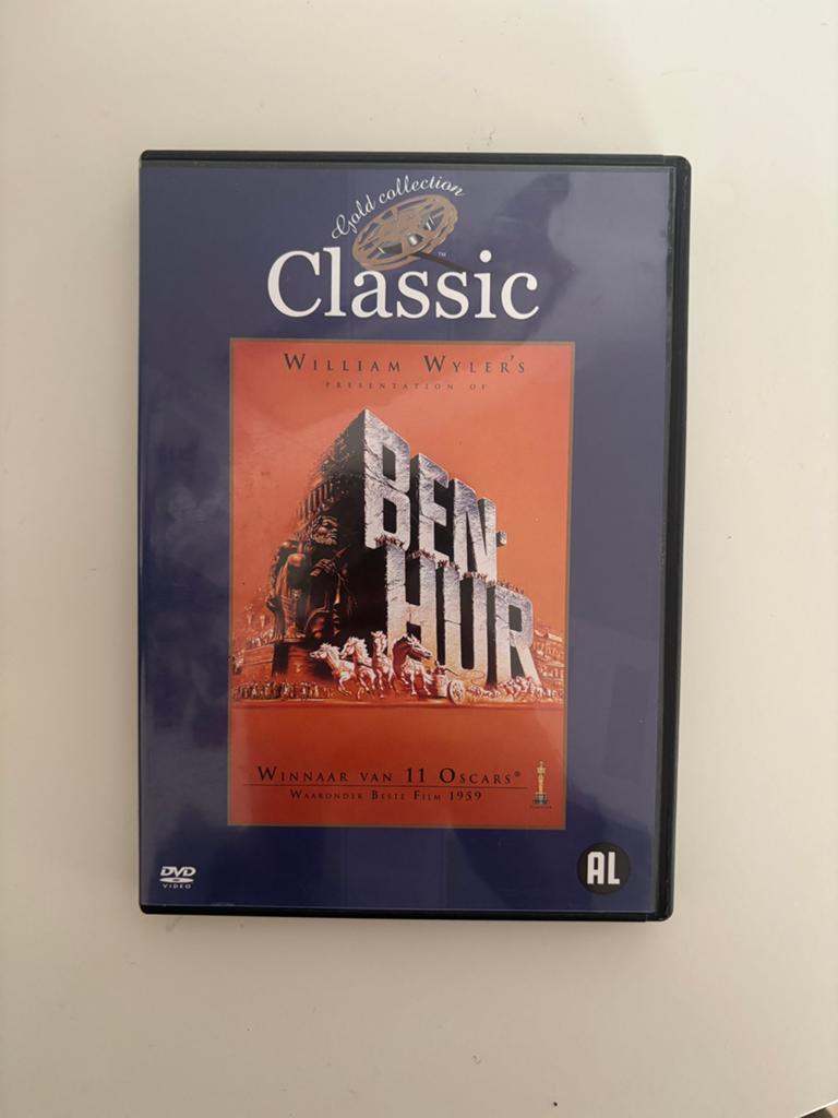 DVD Ben Hur, Cd's en Dvd's, Dvd's | Klassiekers, Ophalen of Verzenden, 1940 tot 1960, Zo goed als nieuw