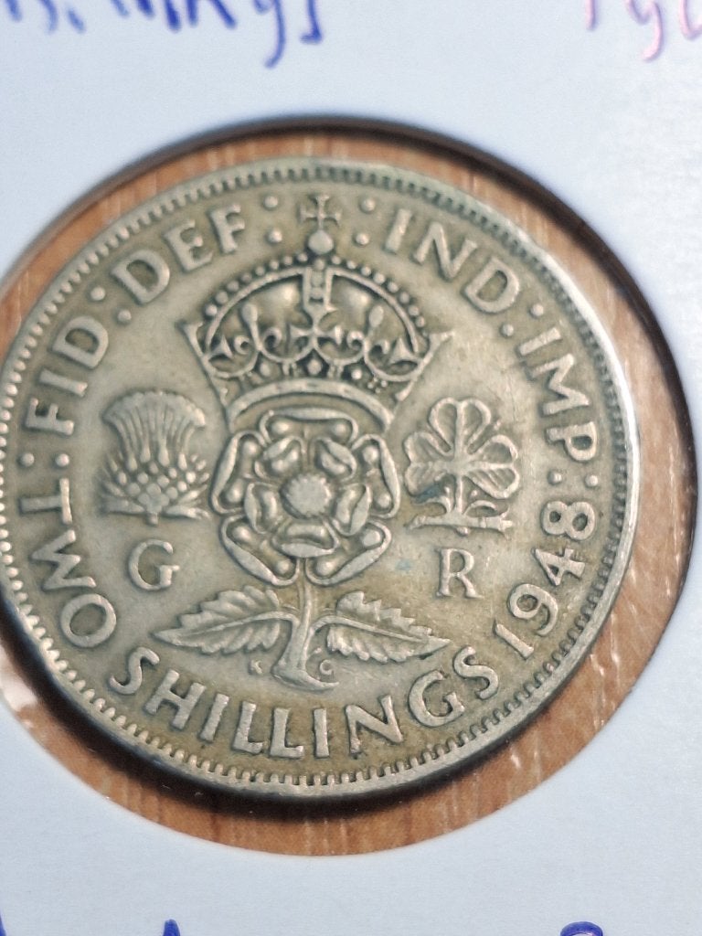 VERENIGD KONINKRIJK 2 schilling 1948 (#99), Ophalen of Verzenden, Overige landen, Losse munt