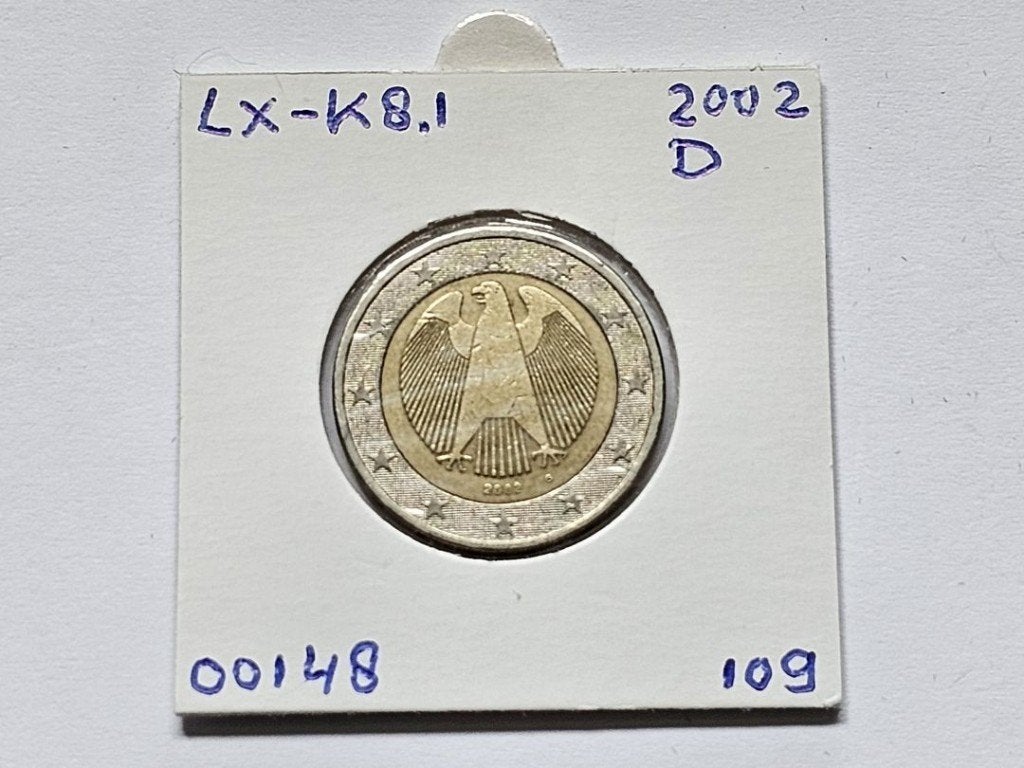 2-euromunt Duitsland (D) G 2002 Koers LX-K8.1, Postzegels en Munten, Munten | Europa | Euromunten, Ophalen of Verzenden, Duitsland