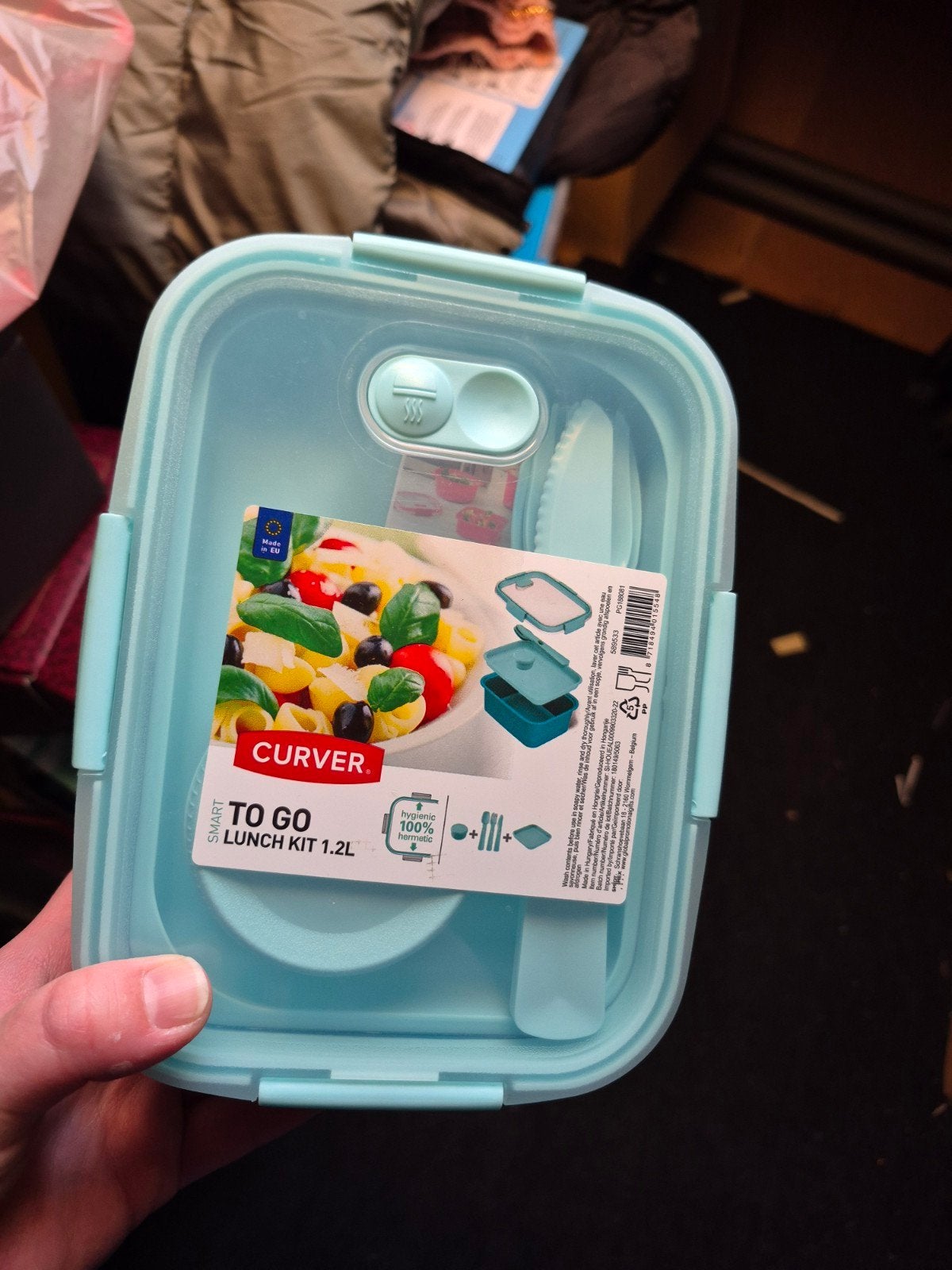 Nieuw Curver Smart To Go 1.2L Lunch Kit luchtdichte lunchbox, Ophalen of Verzenden, Nieuw
