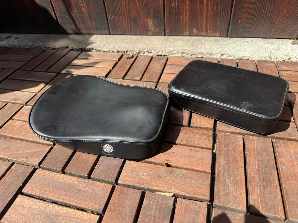 Plakzadels voor chopper harley/indian/yamaha, Ophalen of Verzenden, Gebruikt