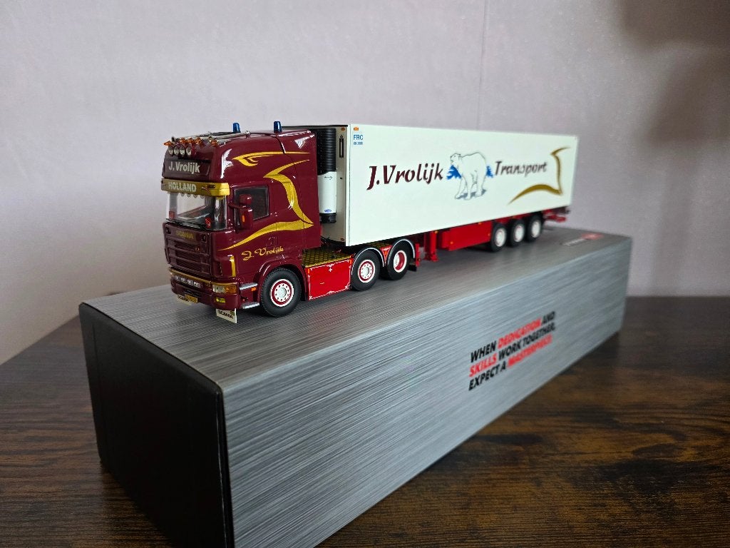 Scania jeroen vrolijk wsi, Hobby en Vrije tijd, Modelauto's | 1:50, Ophalen of Verzenden, Nieuw, Bus of Vrachtwagen, Wsi