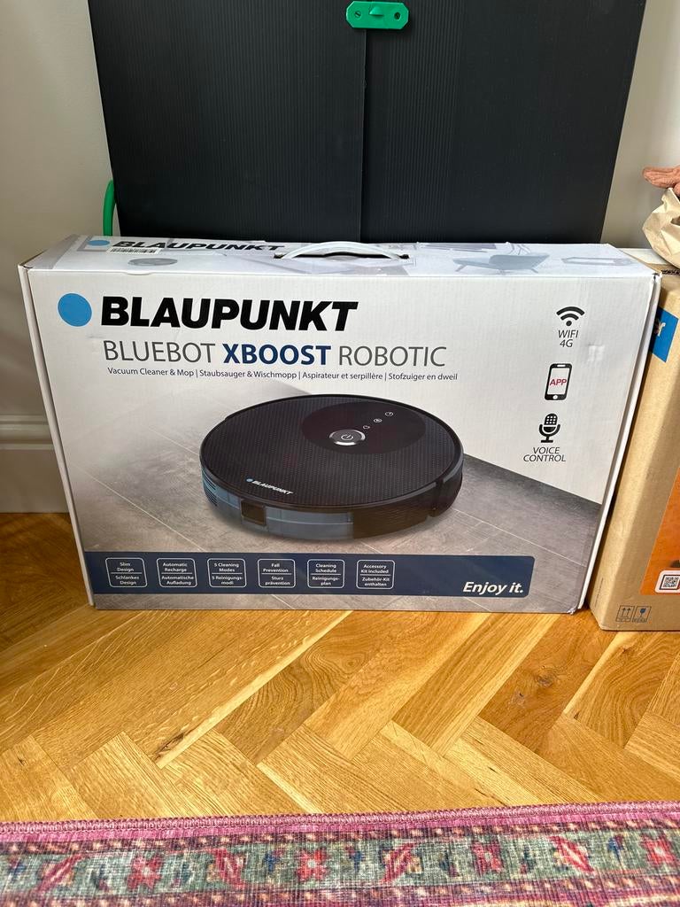 Blaupunkt Bluebot Xboost Robotic stofzuiger en dweil, Ophalen of Verzenden, Nieuw, Robotstofzuiger