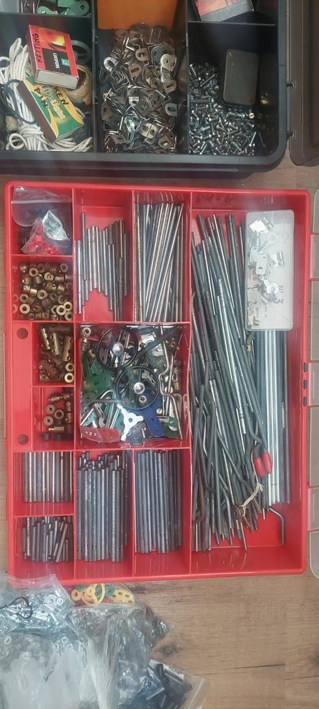 Grote partij Meccano onderdelen, diverse sets, Kinderen en Baby's, Speelgoed | Overig, Gebruikt, Jongen of Meisje, Ophalen