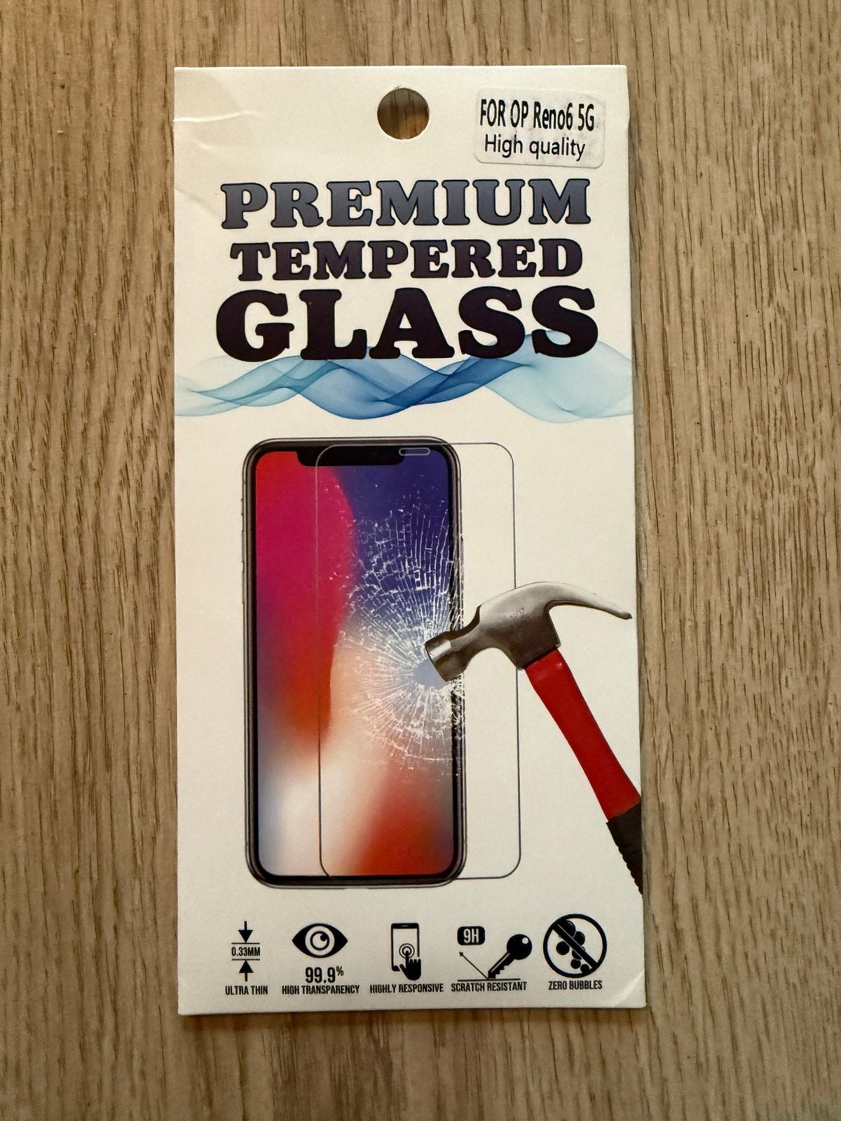 Screenprotector voor OPPO Reno 6 5G, nieuw, Krasbestendig, Nieuw, Ophalen of Verzenden, Screenprotector