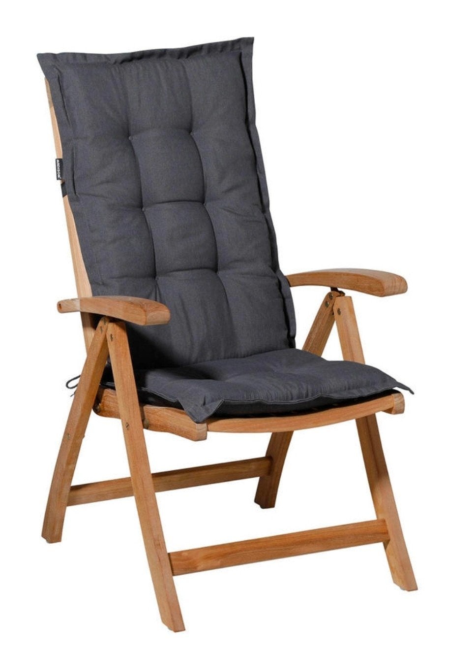 Madison Tuinkussen Hoge Rug - Grijs, Tuin en Terras, Tuinstoelen, Ophalen, Zo goed als nieuw, Overige materialen