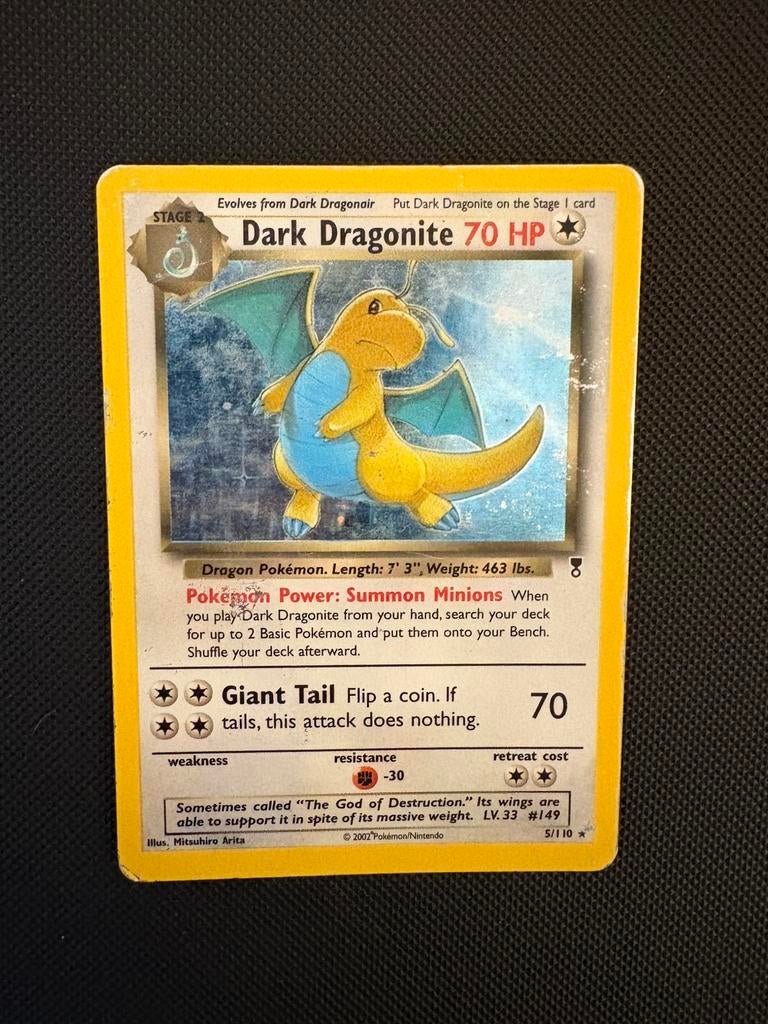 Dark Dragonite holo 5/110 pokemon legendary collection, Hobby en Vrije tijd, Verzamelkaartspellen | Pokémon, Ophalen of Verzenden