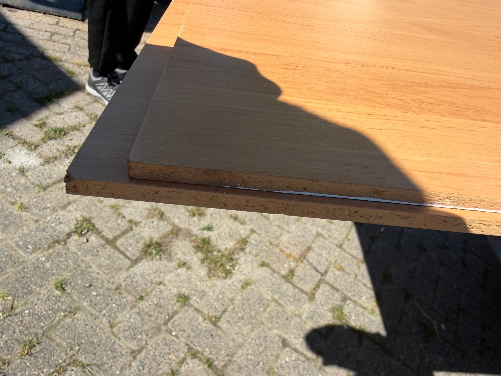 Restpartij gebruikte platen voor aftimmeren, Doe-het-zelf en Verbouw, Hout en Planken, Ophalen, Gebruikt, Minder dan 25 mm, Overige typen
