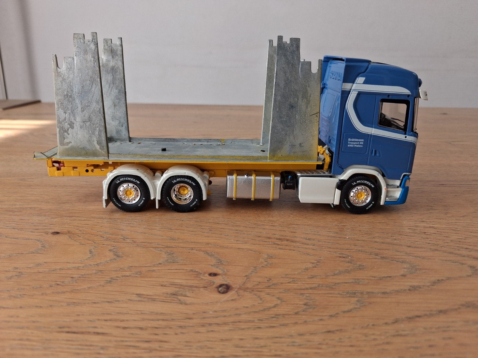 Tekno Scania NG bakwagen chassis/cabine, Ophalen of Verzenden, Gebruikt, Bus of Vrachtwagen, Tekno