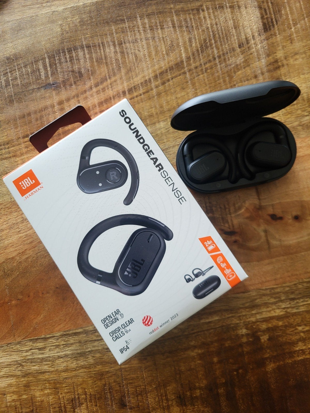 JBL Soundgear Sense Open-Ear Hoofdtelefoon Zwart, JBL, Ophalen of Verzenden, Zo goed als nieuw, Open-ear