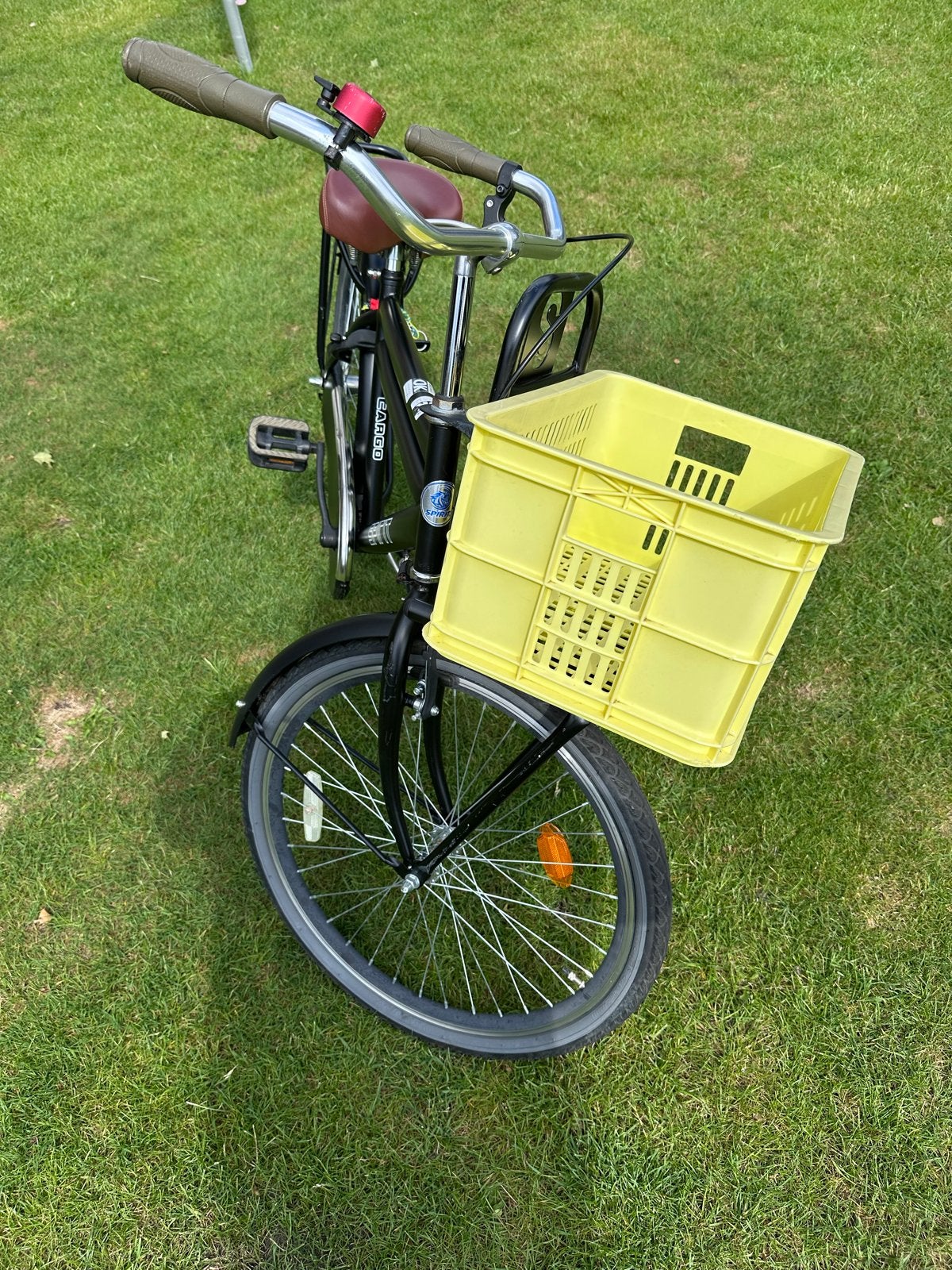 Spirit transportfiets met krat -24”, Ophalen, Gebruikt, Terugtraprem, 20 inch of meer