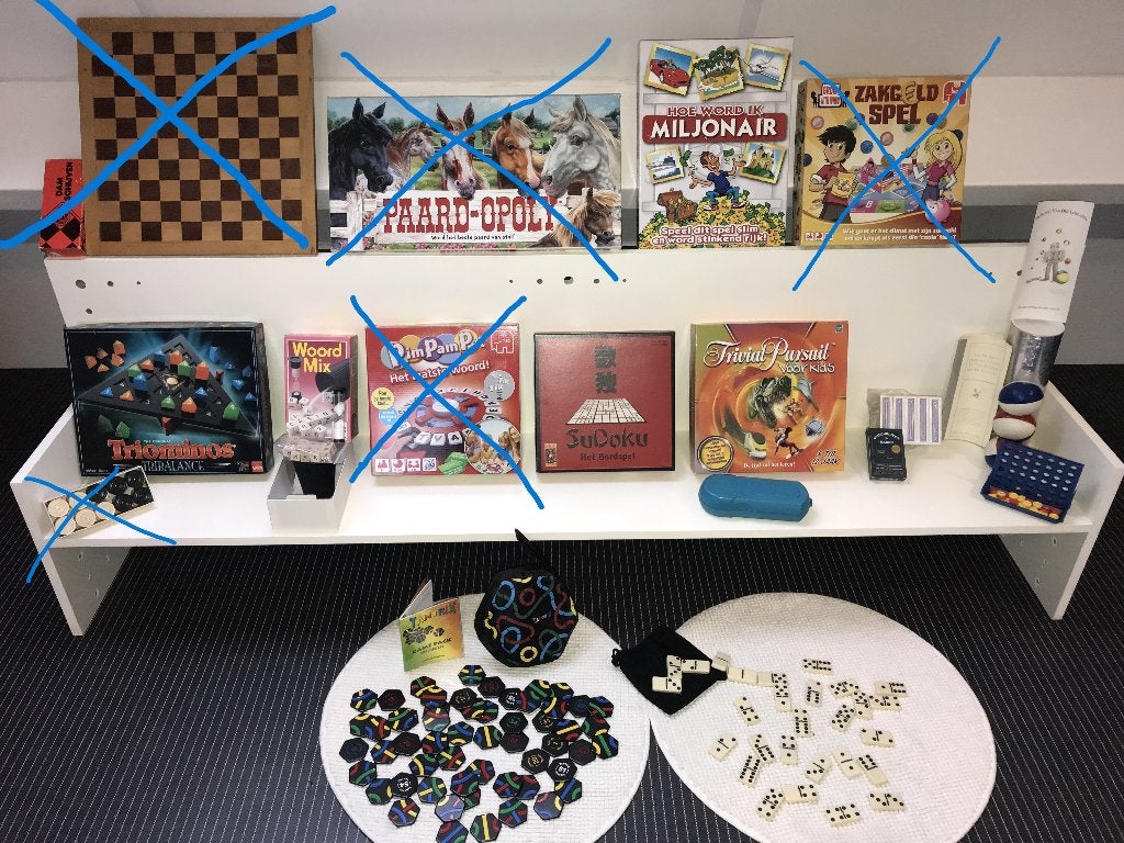 GROTE PARTIJ SPELLETJES VOOR VRIENDEN EN FAMILIE  , Jumbo, Ophalen of Verzenden, Zo goed als nieuw, Vijf spelers of meer