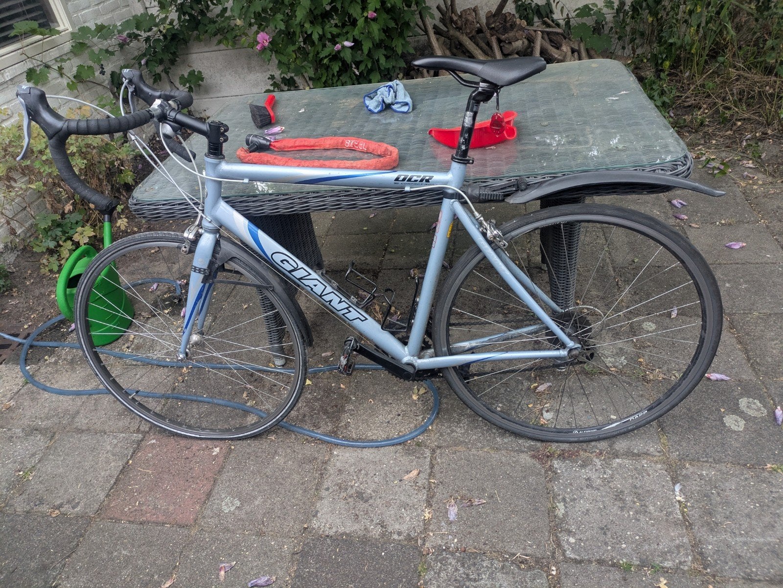 Giant DCR Racefiets (Maat L), Fietsen en Brommers, Ophalen, 28 inch, Gebruikt, Velgrem