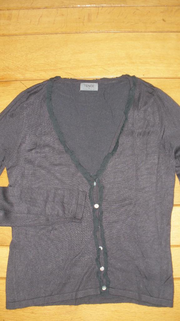 TENCE vest donker grijs met ruches kraag maat S - nieuw -, Kleding | Dames, Maat 38/40 (M), Tence, Nieuw, Ophalen of Verzenden
