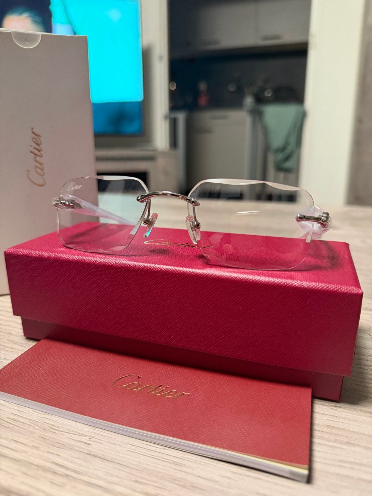 Cartier Panthère Bril (photochrome) + toebehoren, Sieraden, Tassen en Uiterlijk, Zonnebrillen en Brillen | Dames, Overige merken