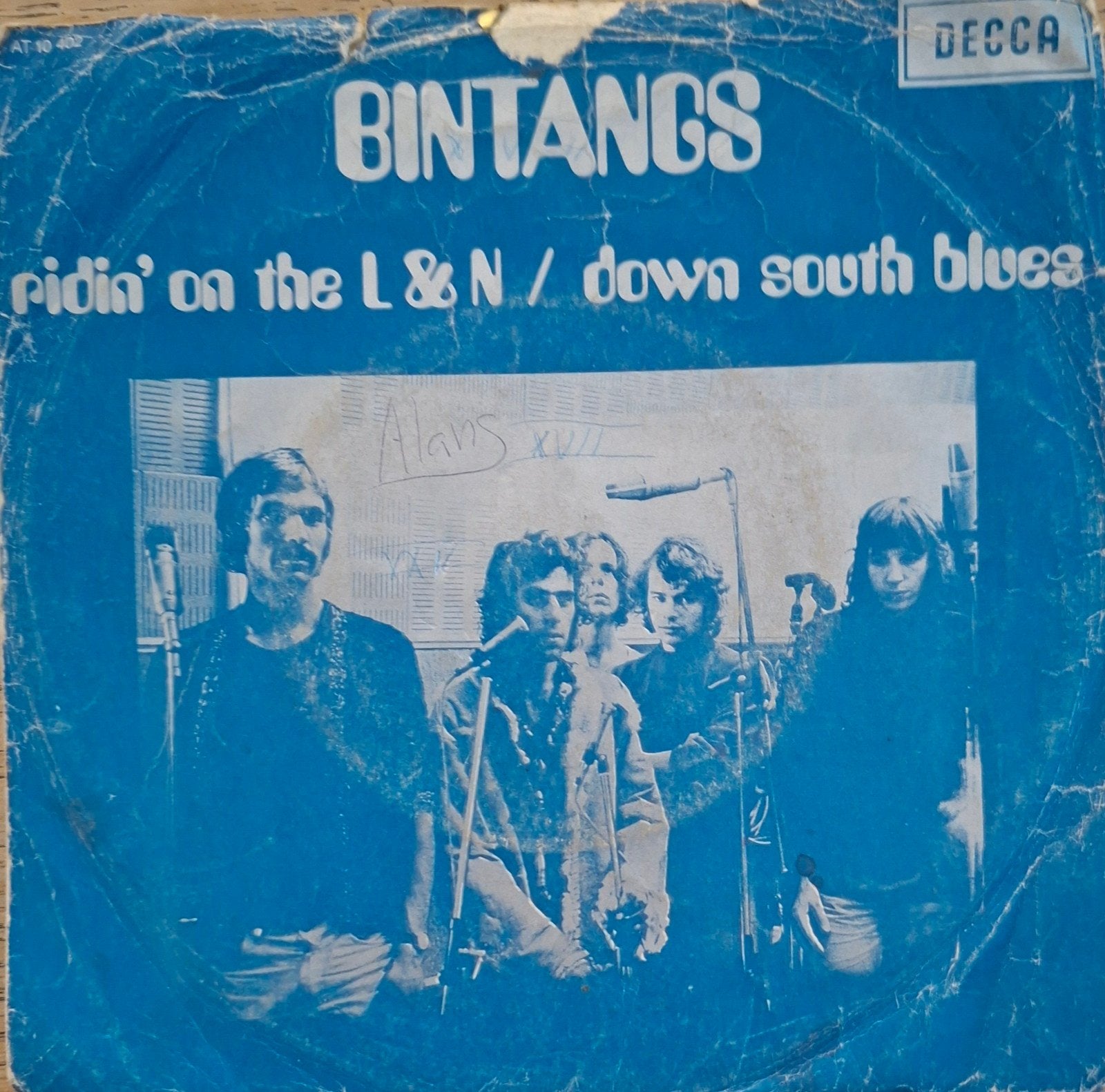 The Bintangs - Ridin on the L& N (1969) Nederbeat, Cd's en Dvd's, Vinyl Singles, Gebruikt, 7 inch, Pop, Overige typen