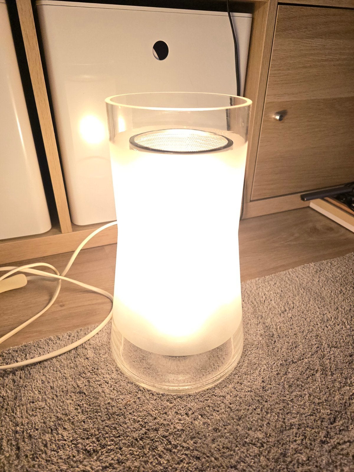 IKEA SYRE TYP B9919 jaaren 80 lamp, Ophalen, E14 (klein), Wit, Met schakelaar