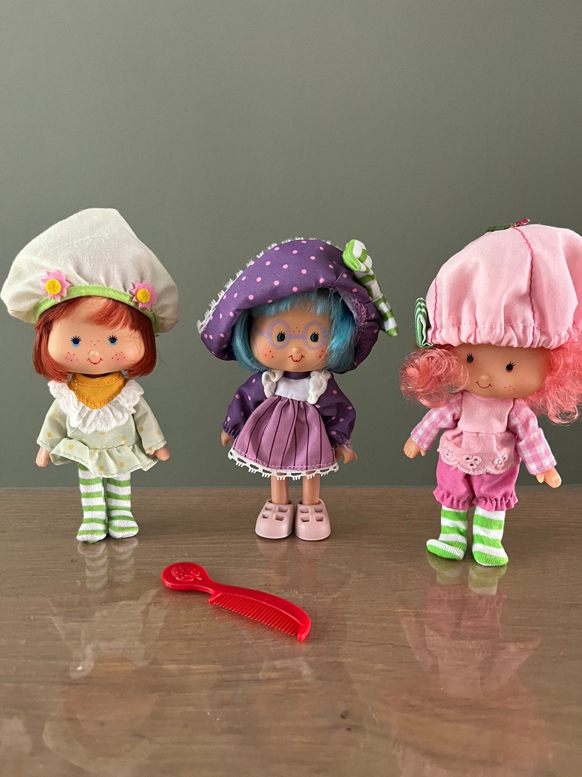 Leuke set Strawberry shortcake poppetjes, Ophalen of Verzenden, Pop