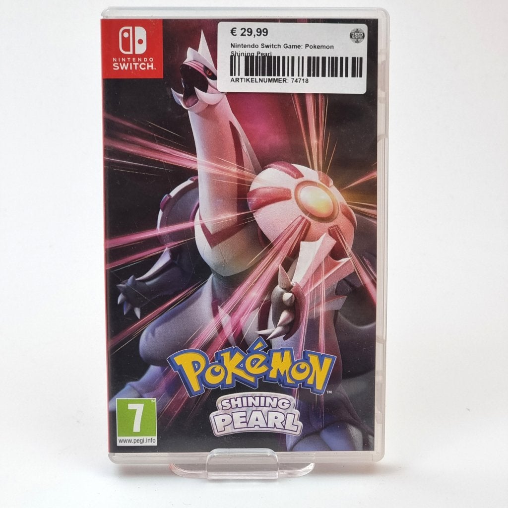 Nintendo Switch Game: Pokemon Shining Pearl, Spelcomputers en Games, Nintendo, Zo goed als nieuw, Support@nintendo.com, 11-1 Hokotate-cho, Kamitoba, Minami-ku
Kyoto 601-8501
Japan