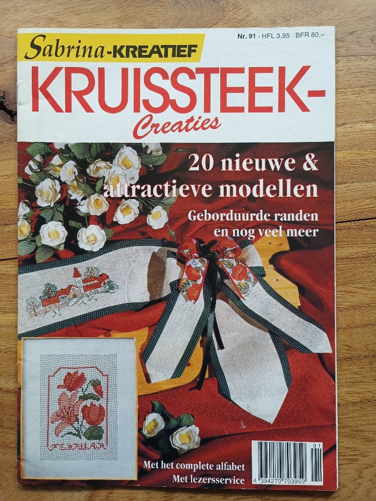 Sabrina kruissteek creaties borduren, Ophalen of Verzenden, Zo goed als nieuw, Borduren en Naaien, Sabrina kruissteek